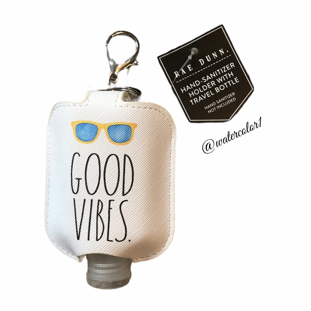 🆕 Rae Dunn Hand Sanitizer Travel Set Good Vibes